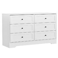 6 Chest of Drawers - LEIF White