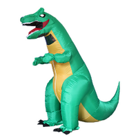 Dinosaur T-Rex Fancy Dress Fan Inflatable Costume Tyrannosaurus Suit