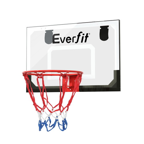 23" Mini Basketball Hoop Backboard Door Wall Mounted Sports Kids Black