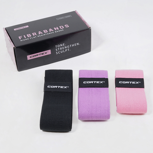 FibraBands 3 Pack Micro Flat Resistance Bands (82mm)