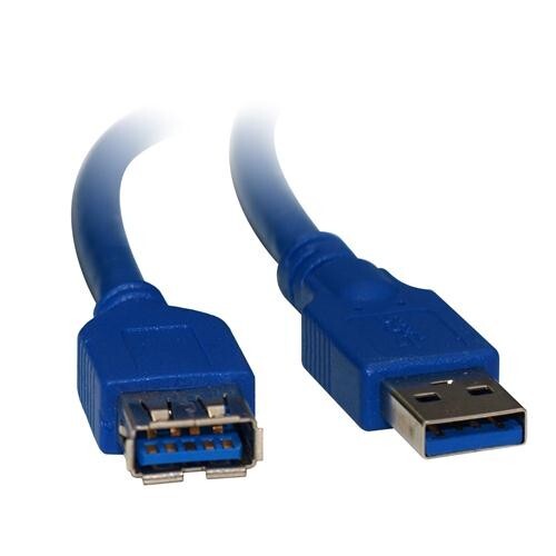 8WARE USB 2.0 Extension Cable A to A Male to Female Metal Sheath Cable