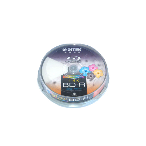 Ritek Blu-Ray BD-R 2X 25GB 130Min White Top  Printable