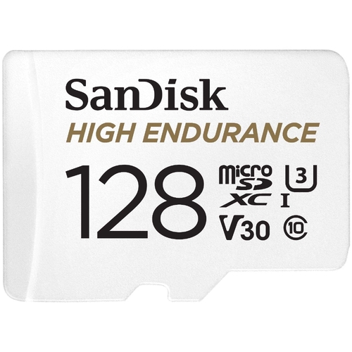 SANDISK HIGH ENDURANCE MICROSDHC CARD SQQNR UHS-I C10 U3 V30 100MB/S R 40MB/S W SD ADAPTOR SDSQQNR--GN6IA