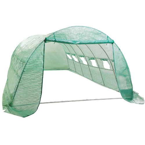 Home Ready Dome Tunnel Hoop Polytunnel Greenhouse Walk-In Shed PE