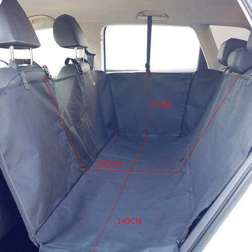 Cargo Pet Car Boot Back Seat Cover Rear Dog Waterproof Protector Liner Mat Pad Black Large