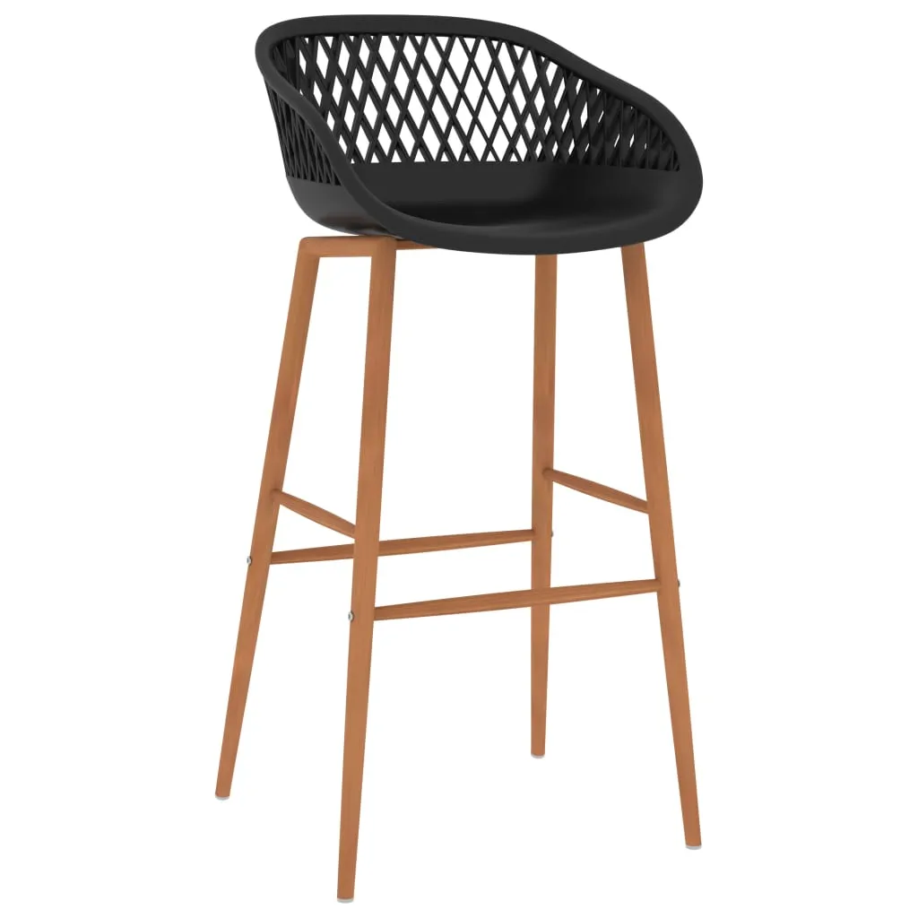Bar Chairs 4 pcs Black Price