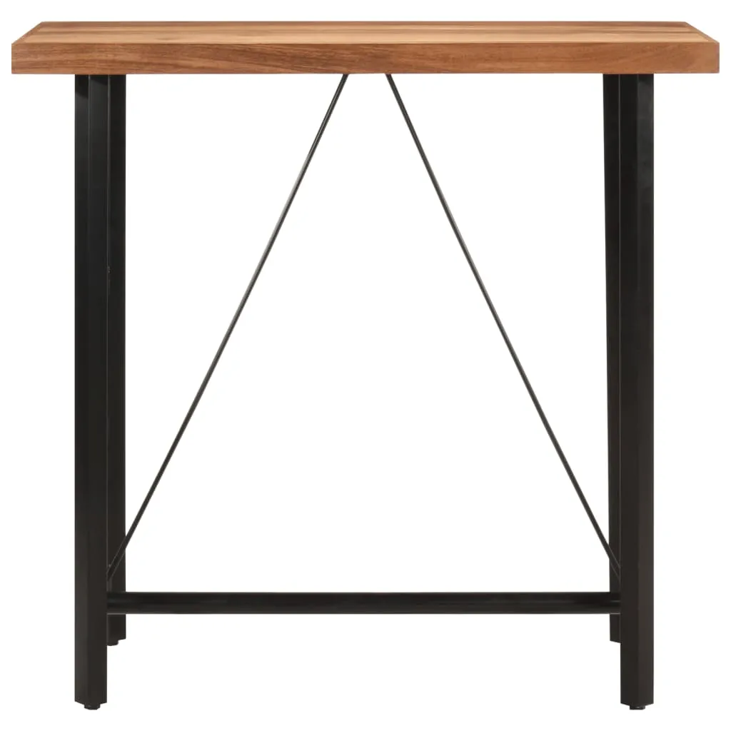 Bar Table 110x55x107 cm Solid Wood Acacia and Iron Price