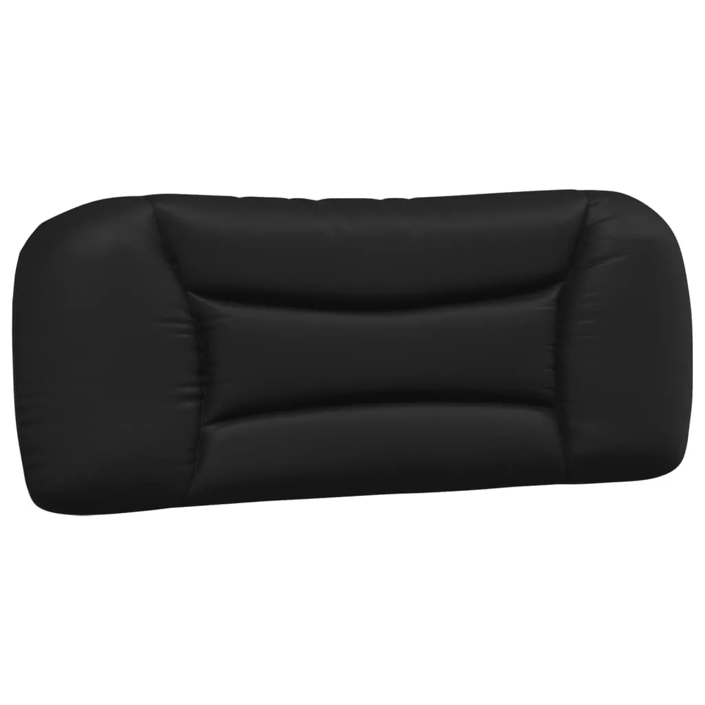 Headboard Cushion Black 107 cm King Single Faux Leather Price