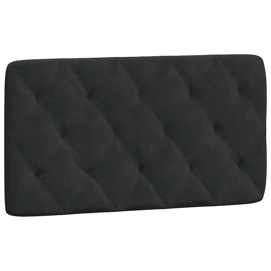 Headboard Cushion Black 107 cm King Single Velvet Price