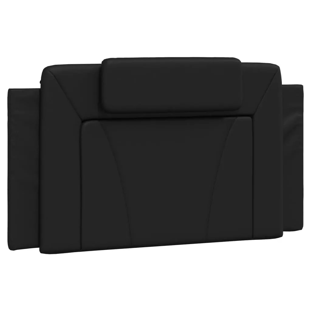 Headboard Cushion Black 107 cm King Single Faux Leather Price