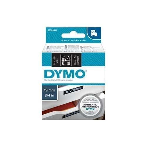 Dymo Blk on Yell 12mmx7m Tape - for use in Dymo Printer Price