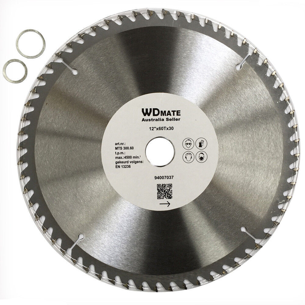 Wood Cutting 300mm 60T Circular Saw Blade Disc Wheel 12" 30mm ATB Timber TCT Price