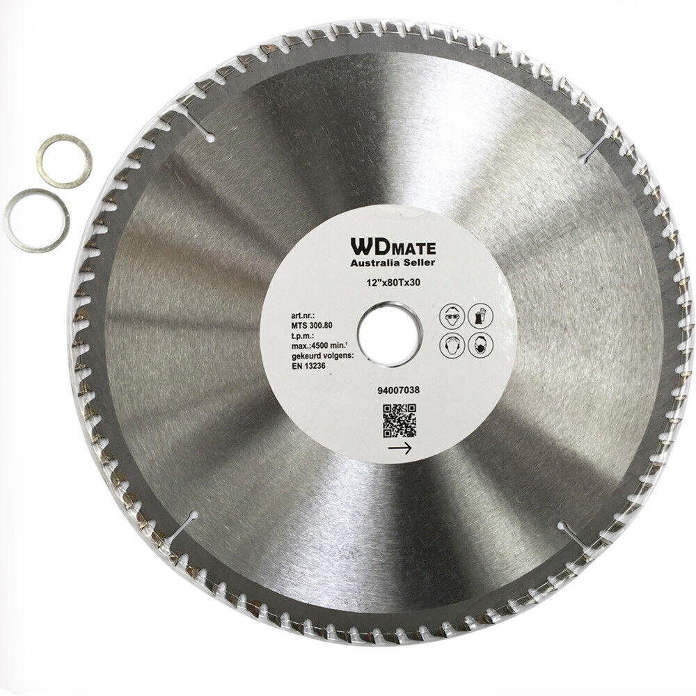 Wood Cutting Disc Wheel 300mm 12" 80T Circular Saw Blade 30mm 4500prm Timber Price