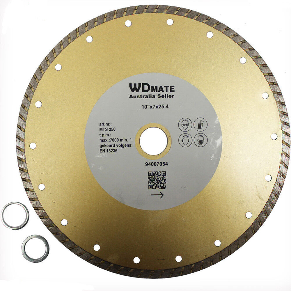 254mm Diamond Cutting Turbo Wheel 10" Dry Wet Circular Saw Blade Disc 25.4mm Price