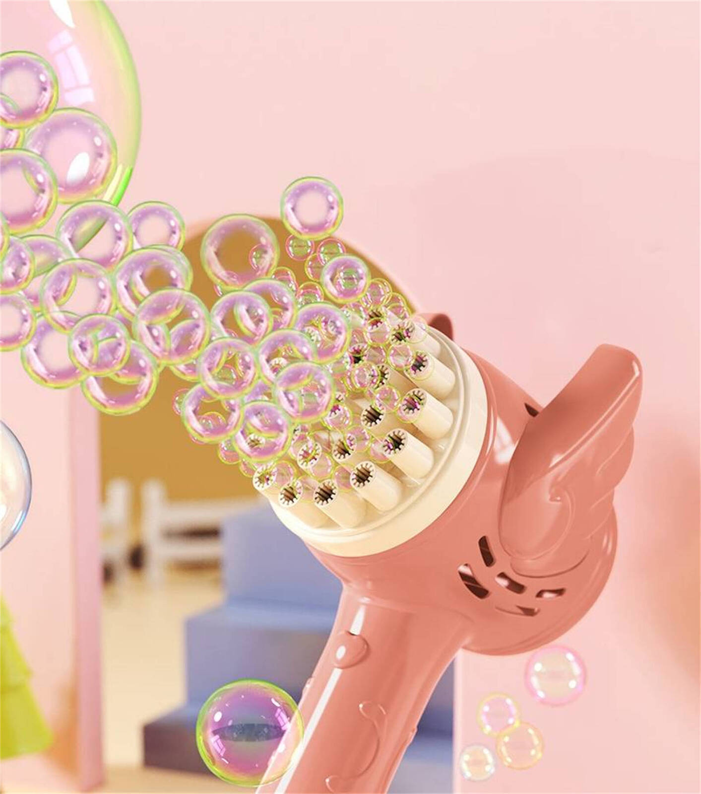 23-Hole Angel Bubble Hammer Gatling Bubble Machine Children's Electric Toy Price