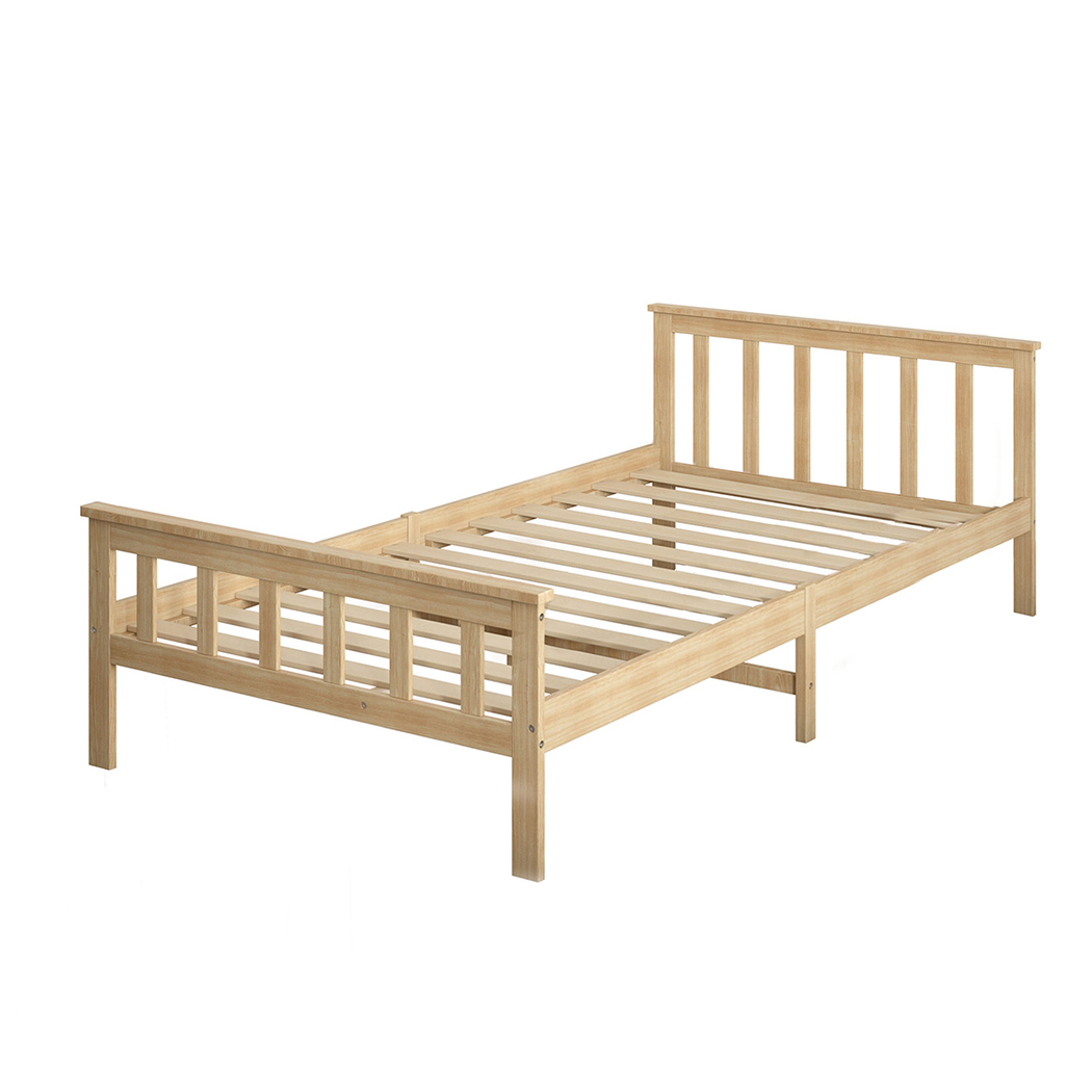 Parnaroo Wooden Bed Frame King Single Size Mattress Base Solid  Pine Wood Price