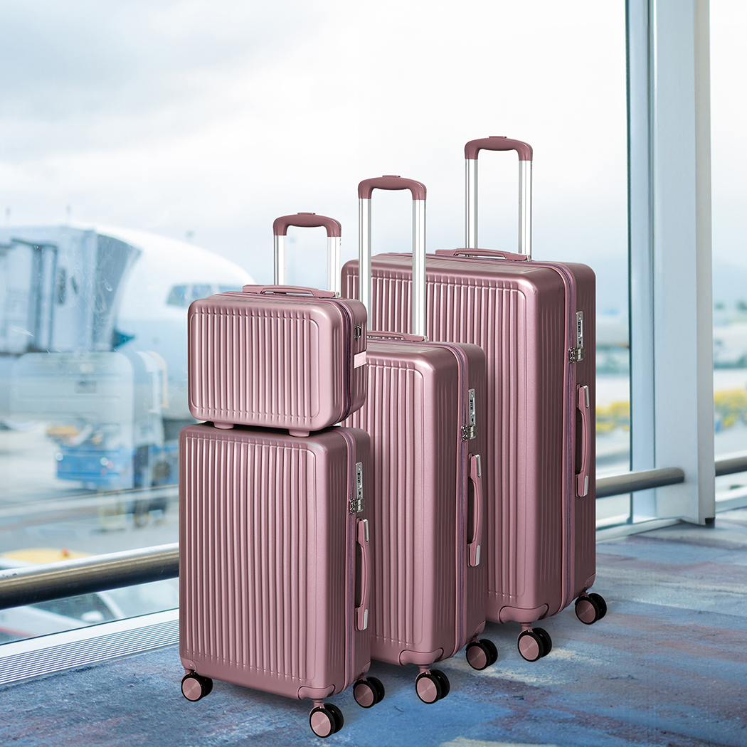 Luggage Suitcase Trolley Set Travel Lightweight 4pc 14"+20"+24"+28" Price