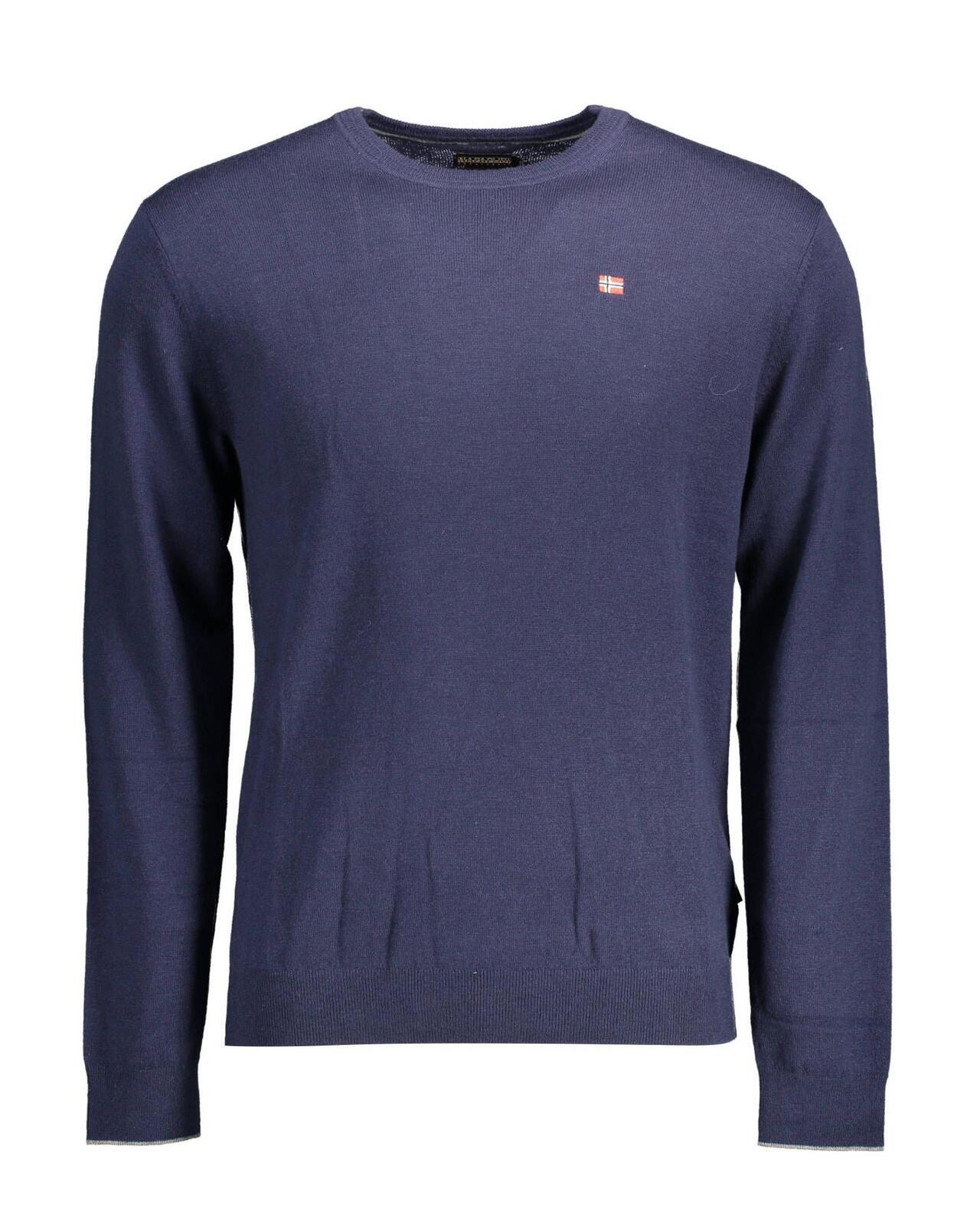 Napapijri Men's Blue Wool Shirt Price