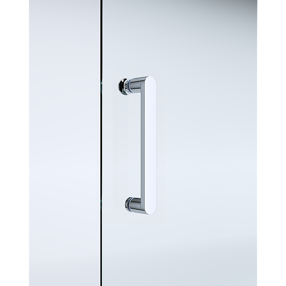 Adjustable 1300x800mm Single Door Corner Sliding Glass Shower Screen in Chrome Price