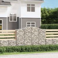 Arched Gabion Basket Galvanised Iron Gabion Garden Beds Range 2