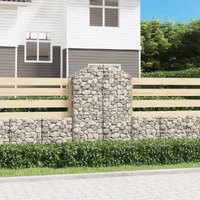 Arched Gabion Basket Galvanised Iron Gabion Garden Beds Range 3