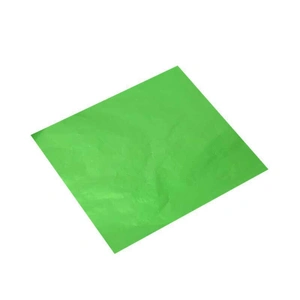 100PCS Tin Foil Aluminium Wrapping Square Chocolate Wrappers 10CM - Gold/Gloss
