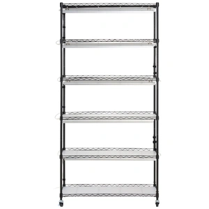 Plant Stand with Grow Light 6 Tiers 180W 180 cm Indoor Plant Grow Shelf