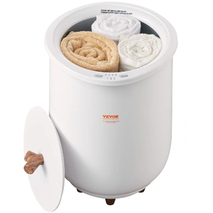 Towel Warmer Bucket, 20L Large Towel Warmer for Bathroom, Auto Shut Off Towel Heater with 4-Level Timer Fits up to Two 40"x70" Oversized Towels, Bathr