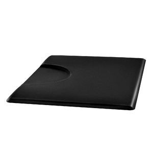 Salon Mat for Hair Stylist, 1525 x 915 mm Rectangle Salon Chair Mat Anti Fatigue, 23mm Thickened PVC + PU Barber Shop Floor Mat with Round Cut Out, An
