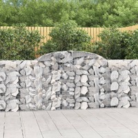 Arched Gabion Basket Galvanised Iron Gabion Garden Beds