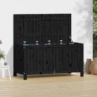 Garden Storage Box White 147x68x64 cm Solid Wood Pine