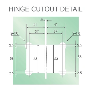 110cm Frameless Wall-to-Wall Shower Screen with Gunmetal F-Brackets and Floor F-Bracket, Brass Hinges & Square Knob Handle