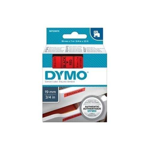Dymo Blk on Yell 12mmx7m Tape - for use in Dymo Printer Price