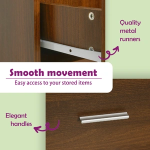 Drawer Bottom Cabinet Lyon Brown Oak 80x46x81.5 cm Engineered Wood