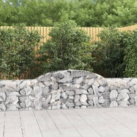 Arched Gabion Basket Galvanised Iron Gabion Garden Beds