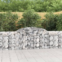 Arched Gabion Basket Galvanised Iron Gabion Garden Beds