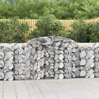 Arched Gabion Basket Galvanised Iron Gabion Garden Beds
