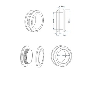 90cm Frameless Diamond Shower Screen ‚Äì Nickel F-Brackets with Durable Brass Hinges