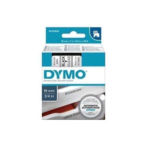 Dymo Blk on Yell 12mmx7m Tape - for use in Dymo Printer Price