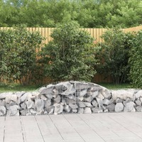 Arched Gabion Basket Galvanised Iron Gabion Garden Beds