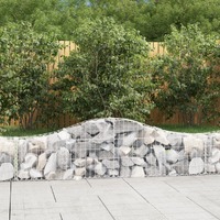 Arched Gabion Basket Galvanised Iron Gabion Garden Beds Range 2