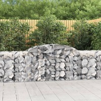 Arched Gabion Basket Galvanised Iron Gabion Garden Beds