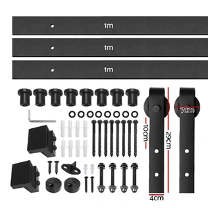 Sliding Barn Door Hardware Track Set 3m