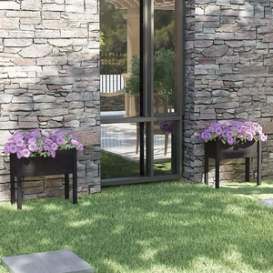 Garden Planter 70 by 31 by 70 cm Solid Pinewood