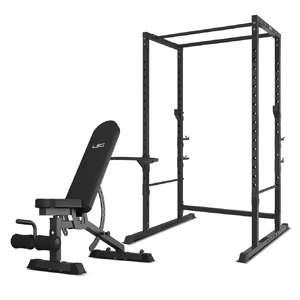 LSG GBH - 300 Power Rack + GBN - 006 14 - Level FID Exercise Bench
