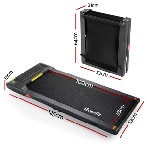 Walking Pad Treadmill 2 in 1 Foldable Under Desk for Home Gym With 38cm Belt With APP