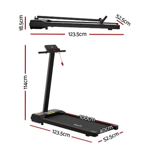 Walking Pad Treadmill 2 in 1 Foldable for Home Gym 40cm Wide Belt 12 Programs with App