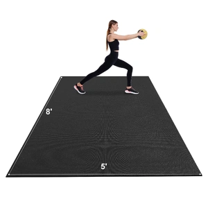 Exercise Mat, Non Slip High Density Premium Yoga Mat, Exercise Yoga Mat for Men & Women, Fitness & Exercise Mat with Bag & Carry Strap, for All Types 