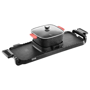 Hot Pot with Grill 2300W 2-in-1 Electric Smokeless BBQ with Removable Pot