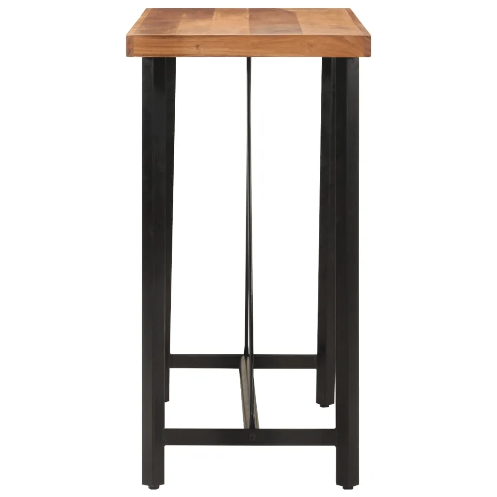 Bar Table 110x55x107 cm Solid Wood Acacia and Iron Price